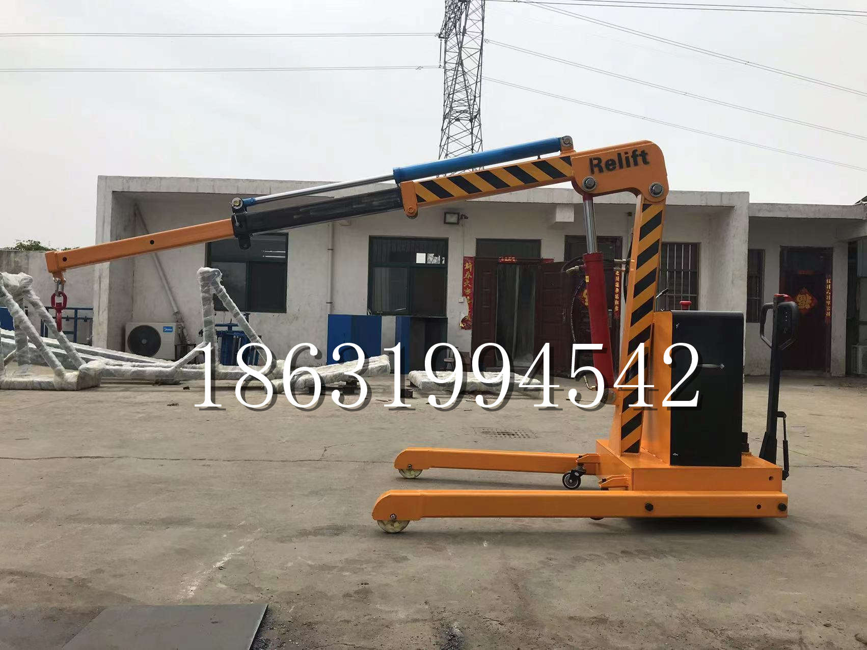 枣强县久征定做3吨三轮随车吊 农用园林绿化移树吊 平板工程用小吊机