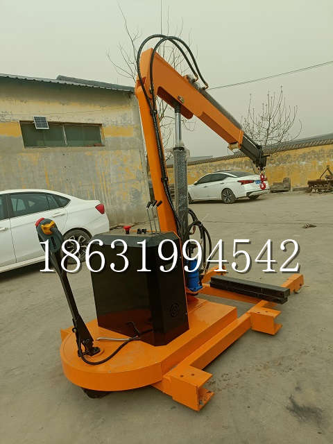 枣强县自卸车厢随车吊 自制轮式四不像起重机 四驱平板吊 5吨 贵盛